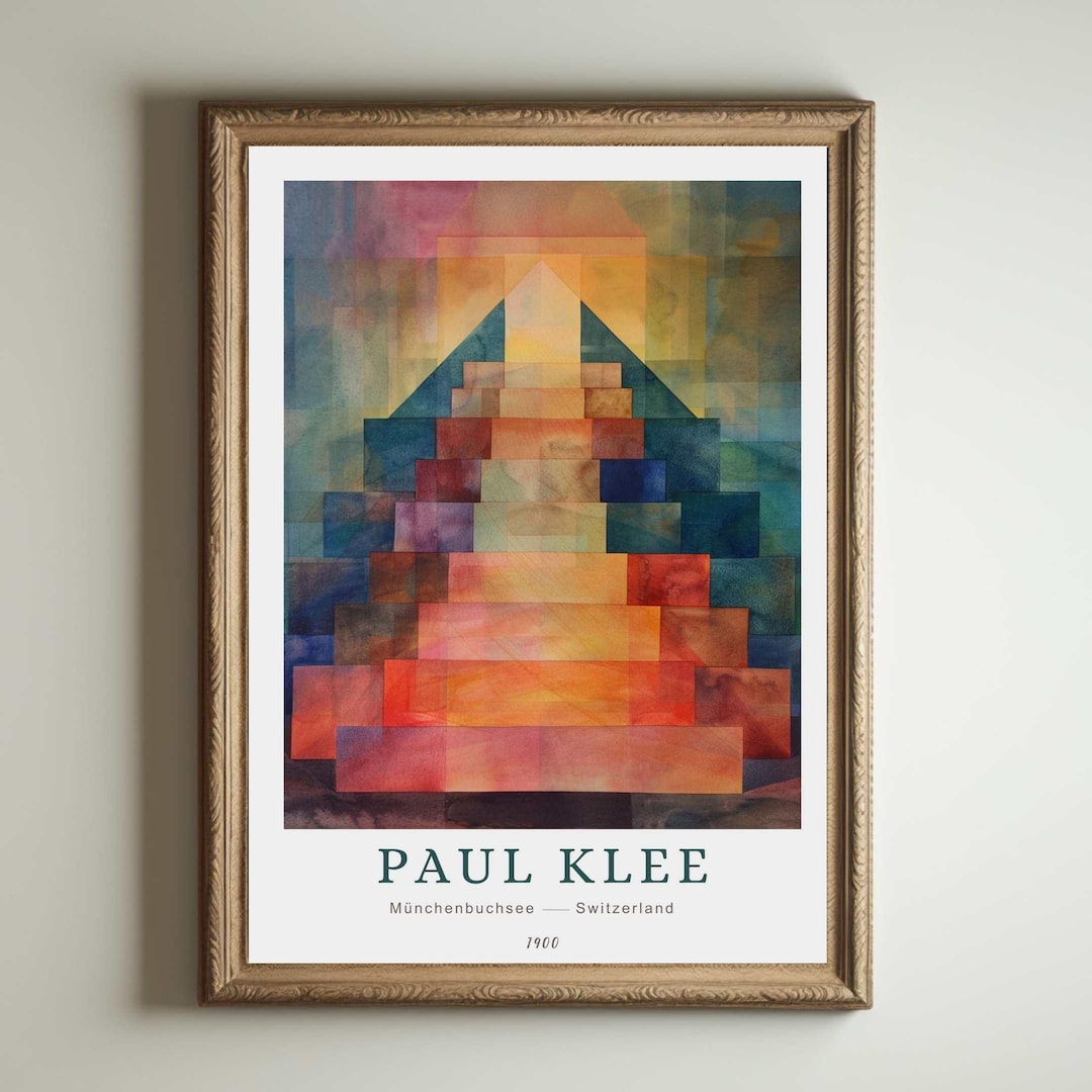 アート・デザイン・音楽 Paul Klee: Bauhaus Master Paul Klee Print, Abstract Modern Art, Bauhaus Poster, Colorful