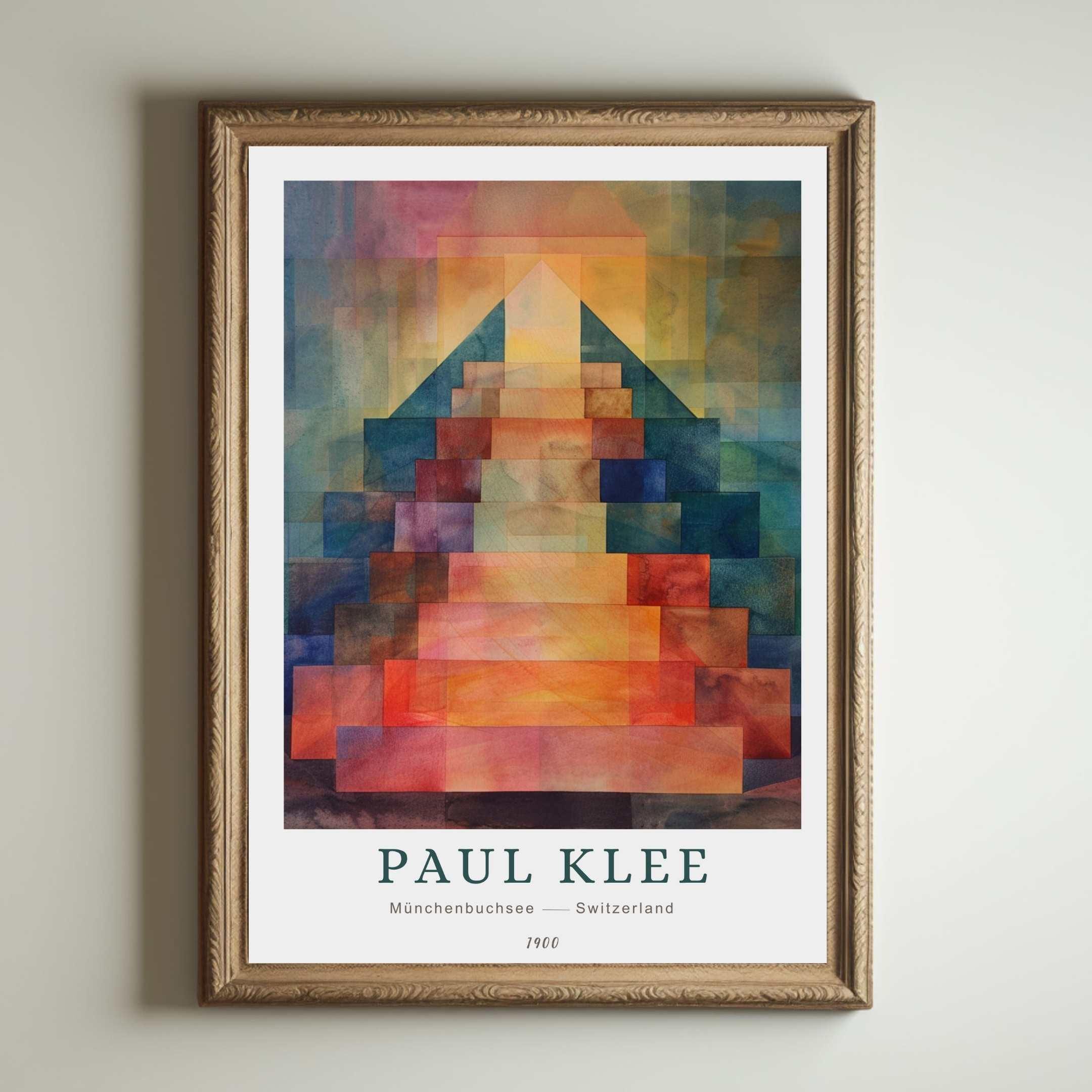 Paul Klee Print, Abstract Modern Art, Bauhaus Poster, Colorful