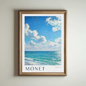 Monet Print, Claude Monet Poster, Claude Monet Painting, Claude Monet, Impressionism Decor, Modern Wall Art, Home Vintage Decor