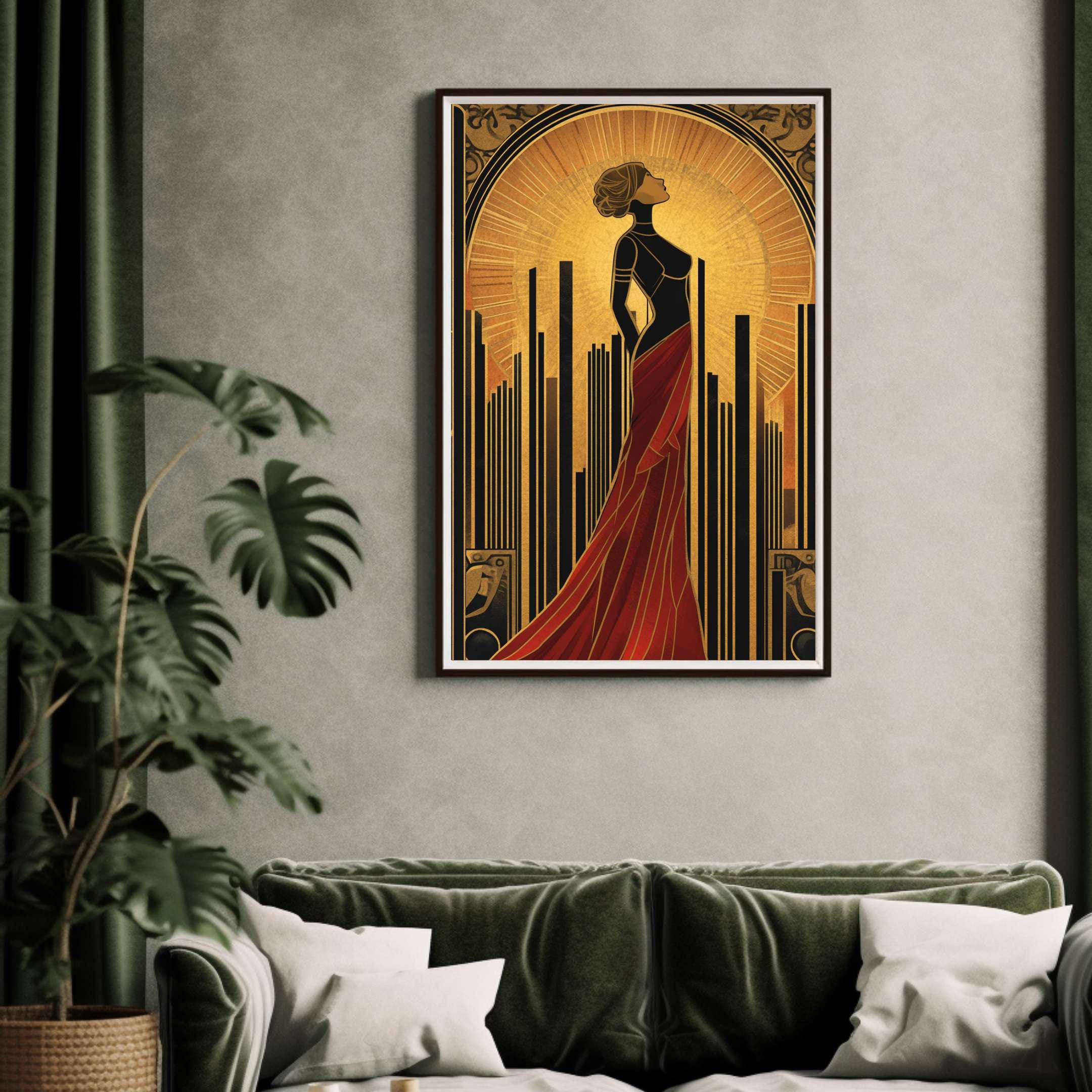 1920s Art Deco Poster, Art Deco Print, Art Deco Wall Art, Art Deco