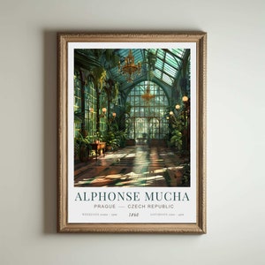 Alphonse Mucha | Alphonse Mucha Poster | Alphonse Mucha Poster | Giclée Matte Art Poster Druck | Jugendstil Print | Plakat im Jugendstil
