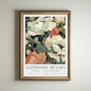 Alphonse Mucha Poster | Alphonse Mucha | Alphonse Mucha Poster | Giclée Matte Art Poster Druck | Jugendstil Print | Plakat im Jugendstil