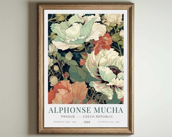 アルフォンス・ミュシャのアール・ヌーヴォー版画：芸術シリーズ