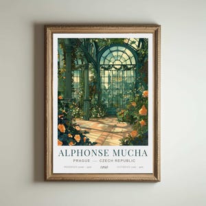 Alphonse Mucha | Alphonse Mucha Poster | Alphonse Mucha Poster | Giclée Matte Art Poster Druck | Jugendstil Print | Plakat im Jugendstil