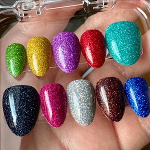 Glittery Eras Press on Nails