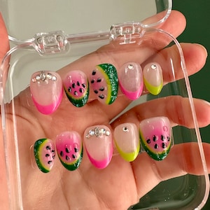 Slice of Summer Press on Nails