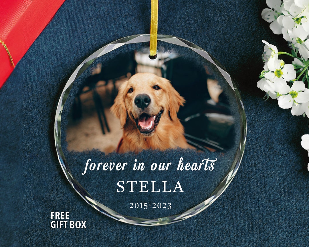 Pet Memorial Photo Ornament: Custom Dog Cat Loss Remembrance Gift - Etsy