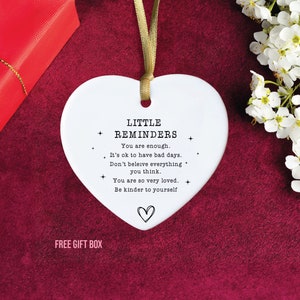 Personalized Heart Ornament: Little Reminders, Self-Kindness