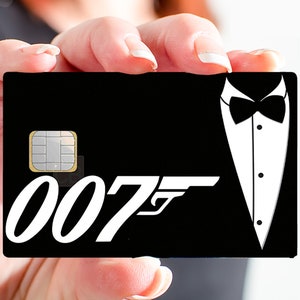 Bond 007 - sticker pour carte bancaire, format US
