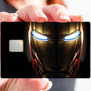 Tribute to Iron Man - sticker pour carte bancaire, 2 formats de carte bancaire disponibles