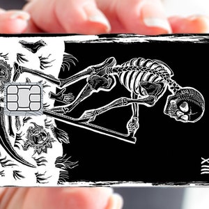 Tarot XIII, Arcane Sans Nom - sticker pour carte bancaire, format US