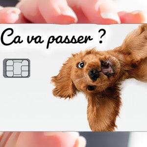 Ça va passer ? - sticker pour carte bancaire, format US