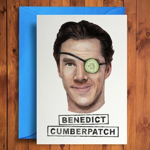 Benedict Cumberpatch - Cartão de aniversário engraçado