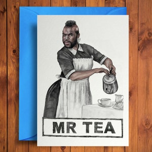 Mr Tea - Cartão de aniversário engraçado