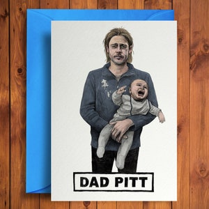 Dad Pitt - Lustige Geburtstagskarte