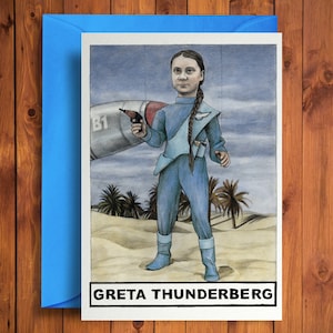 Greta Thunderberg - Cartão de aniversário engraçado