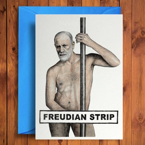 Bande freudienne - Carte d'anniversaire amusante