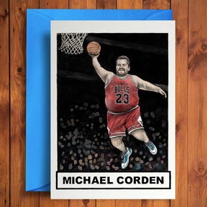 Michael Corden - Carte d'anniversaire amusante
