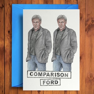 Comparação Ford - Cartão de aniversário engraçado