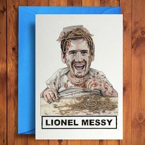 Lionel Messy - Funny Birthday Card