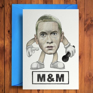 M&M - Carte d'anniversaire amusante
