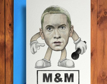 M&M - Lustige Geburtstagskarte