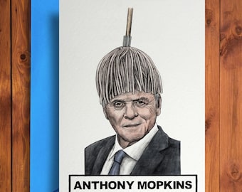 Anthony Mopkins - Divertente biglietto di auguri di compleanno