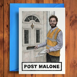 Post Malone - Carte d'anniversaire amusante