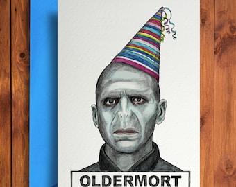 Oldermort - grappige verjaardagskaart