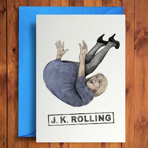 JK Rolling - Cartão de aniversário engraçado