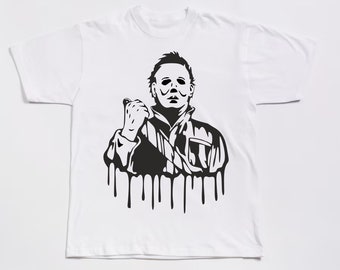 Michael Myers Butcher Shop SVG, Horror Halloween Design (Digital Files)