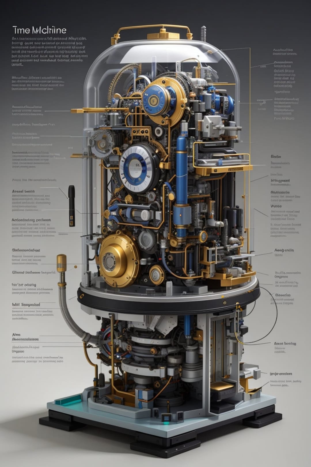 Time Machine Schematic - Etsy