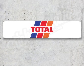 TOTAL Oldschool Vinyl Banner Workspace Sign Decoration Garage Car Bike Motorbike Motorsport