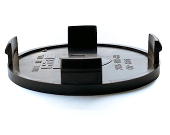 4 tapacubos de centro de rueda cromados negros de 69 mm / 68 mm para vehículos del grupo VAG