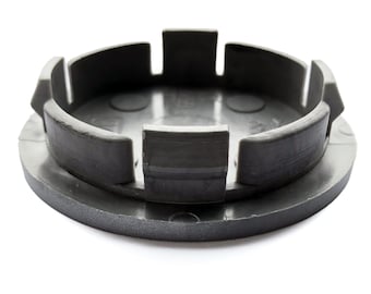 4 tapacubos de centro de rueda cromados negros de 67 mm / 56 mm para vehículos del grupo VAG