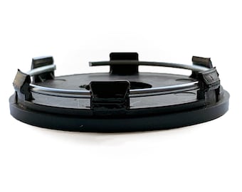 4x 64mm / 60mm Black Chrome wheel center hub caps for VAG group cars