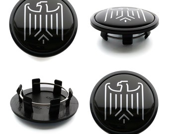 Tapacubos centrales de rueda de 65 mm / 48 mm cubre el logotipo del emblema de ÁGUILA para Audi Bmw VW