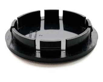 4 tapacubos de centro de rueda cromados negros de 65 mm / 56 mm para vehículos del grupo VAG