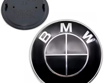 74mm Emblem Badge Plaque for Hood, Trunk, Tailgate 51148219237 Blue / White / Black 2 pin