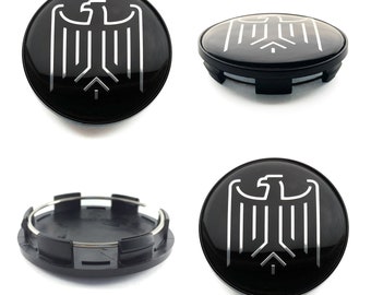 68mm / 62mm wheel center hub caps covers EAGLE emblem logo for Audi Bmw VW