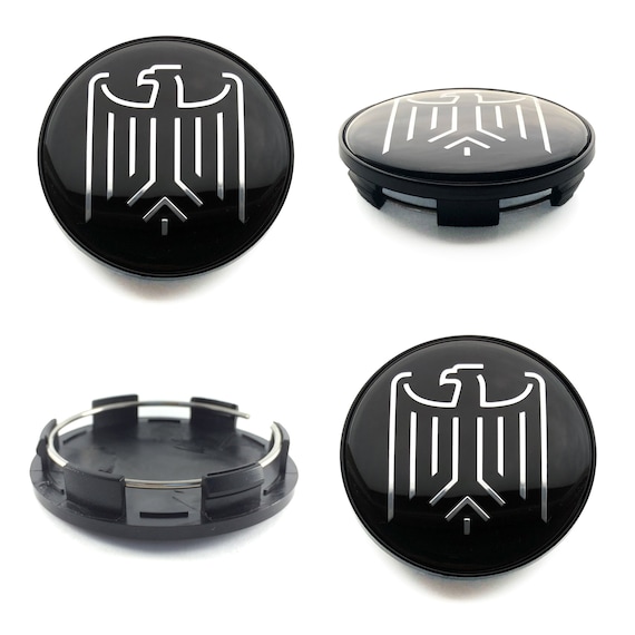 4X BMW 68mm/56mm Auto Clip-on Hub Caps, Center Caps - UK