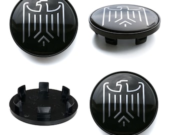 As calotas centrais da roda de 60 mm / 51 mm cobrem o logotipo do emblema EAGLE para Audi Bmw VW