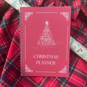 Christmas Planner. A5 Christmas notebook. Christmas organiser