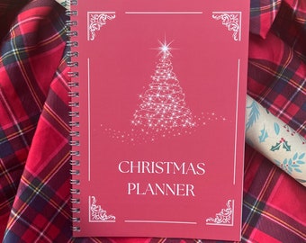 Christmas Planner. A5 Christmas notebook. Christmas organiser