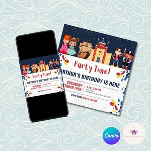 Princess and Pirate Party Invitation, EDITABLE, Princess and Pirate Bounce party. INSTANT DOWNLOAD. Digital use or print