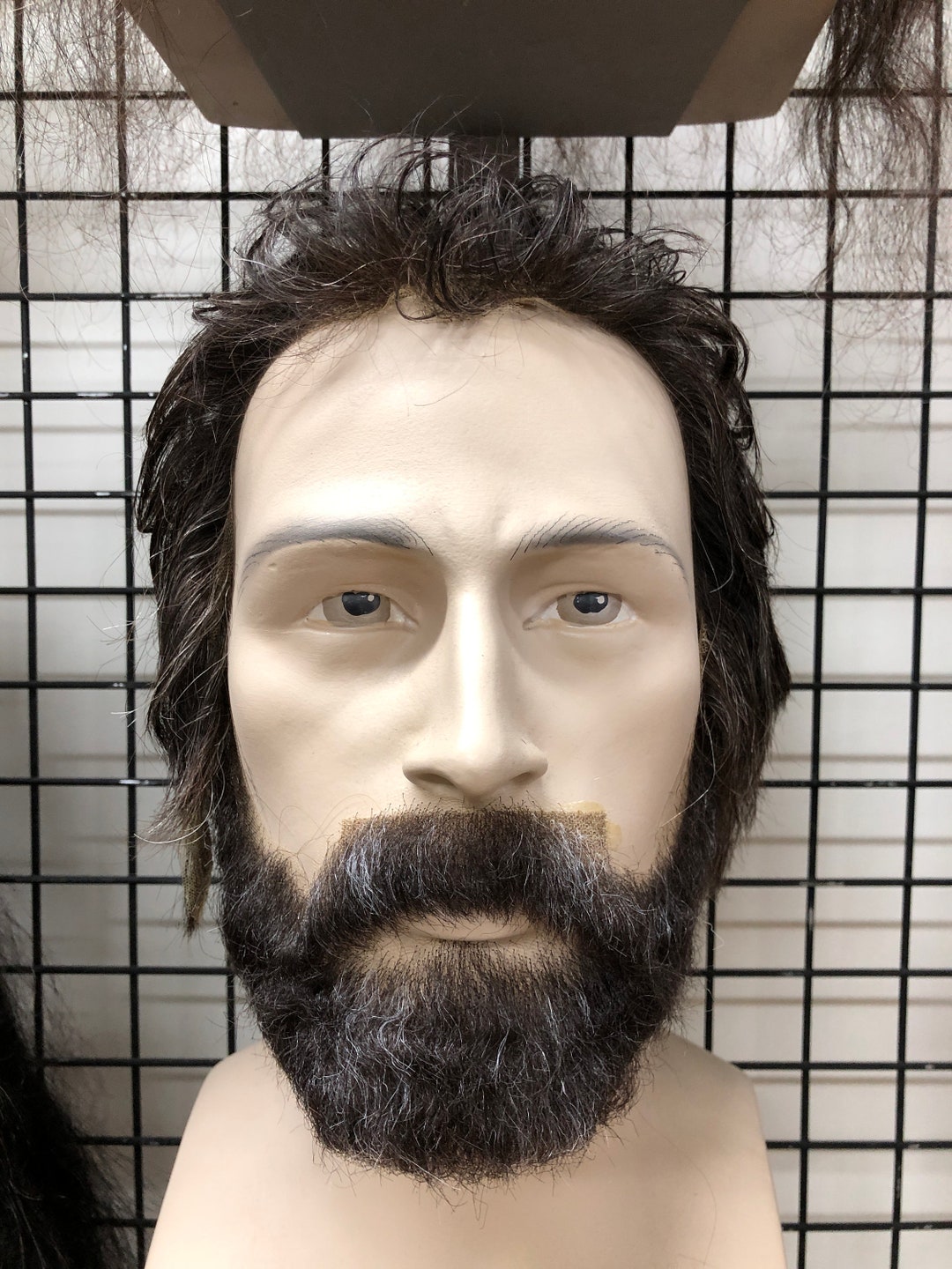 Wig Fake Beard and Mustache Etsy