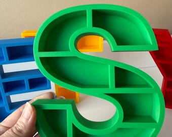 Miniature Letter Shelf – 3D Printed Alphabet Display