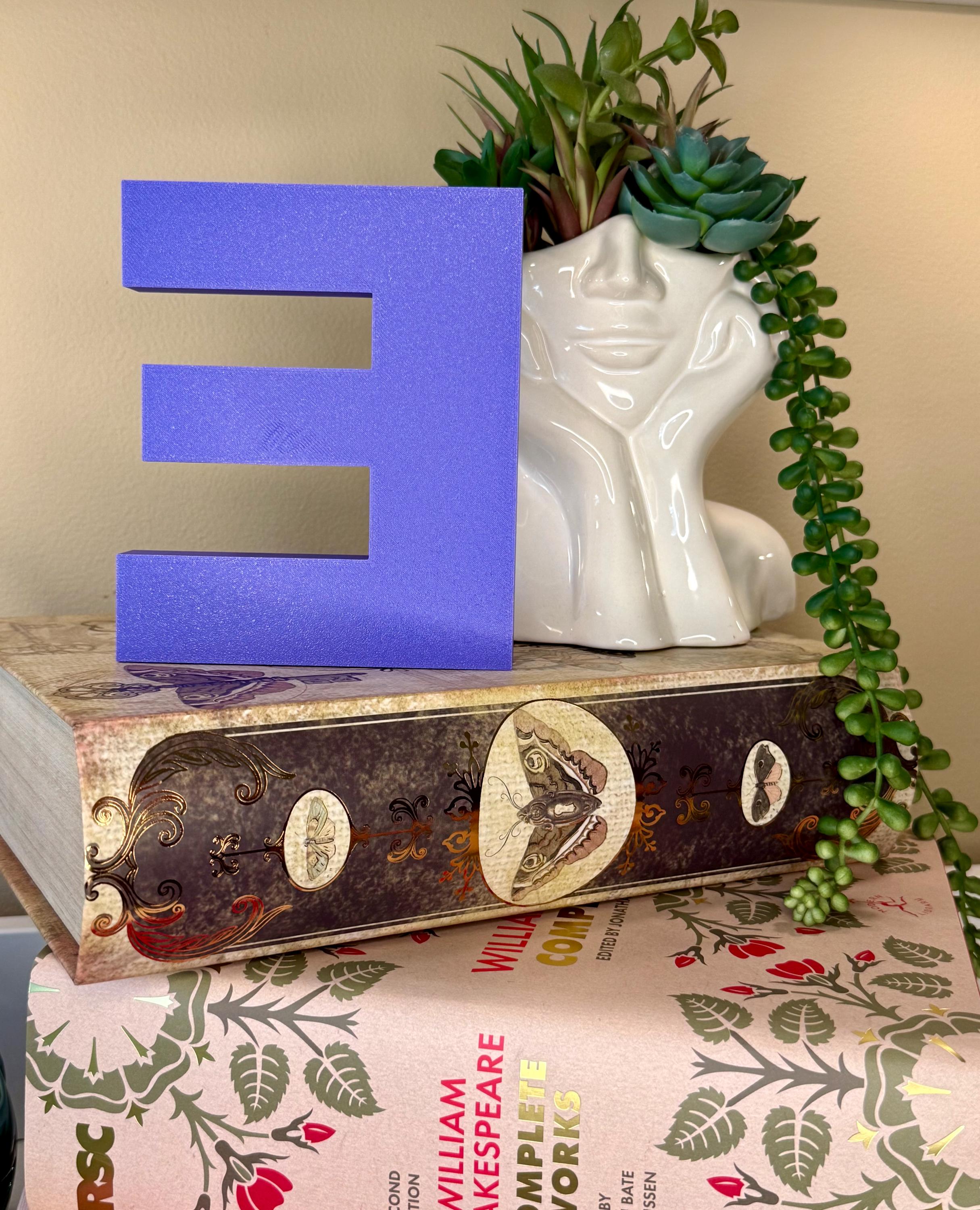 Miniature Letter Shelf – 3D Printed Alphabet Display - Etsy