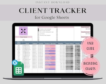 CRM-klientorderspårning, Google-kalkylblad för att spåra kunders orderlager, företagsbudgetark, Google-checklistamall