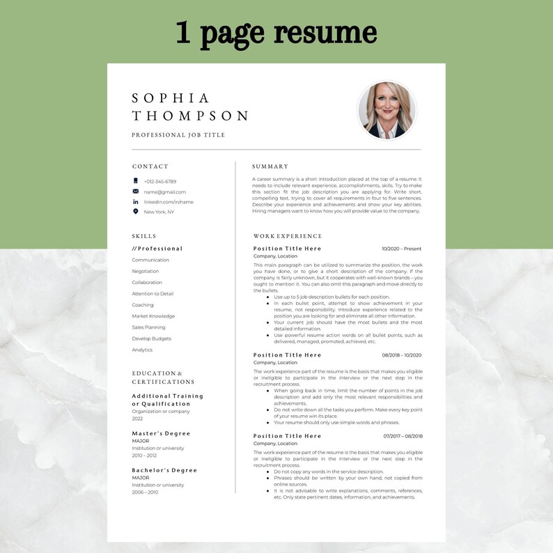 Resume Template Google Docs, Finance CV Template, Resume Cover Letter, Simple Resume Format